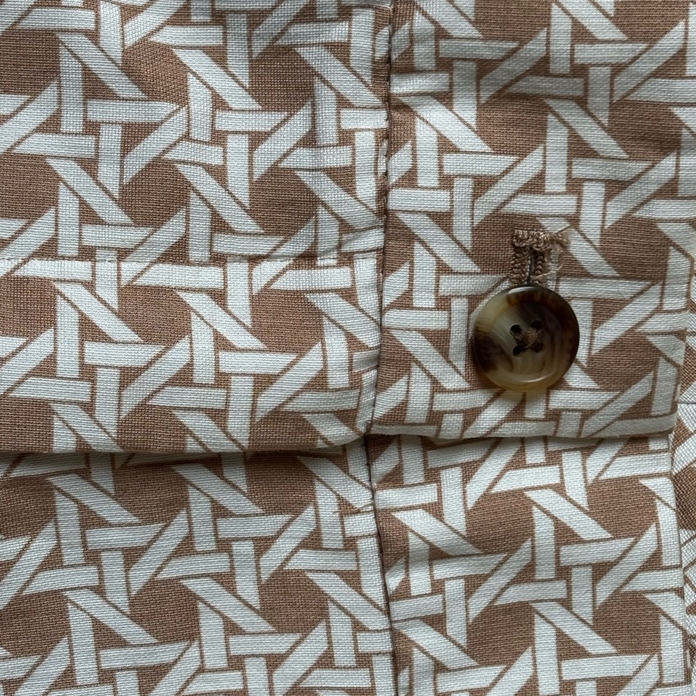 Ann Taylor Tan Patterned Women's Shorts - Picture 9 of 10